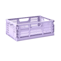 3 Sprouts 3 Sprouts - Caisse De Rangement Pliante, Large, Lilas