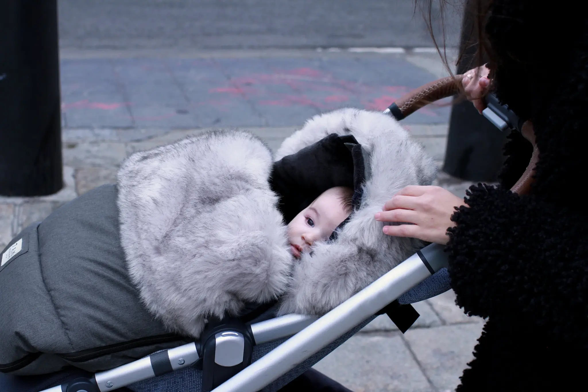 7 A.M 7AM - Housse PlushPOD, Toundra Gris Foncé, 0-18 Mois – Image 9