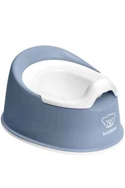 BabyBjörn BabyBjörn - Petit Pot Compact, Bleu Profond Et Blanc