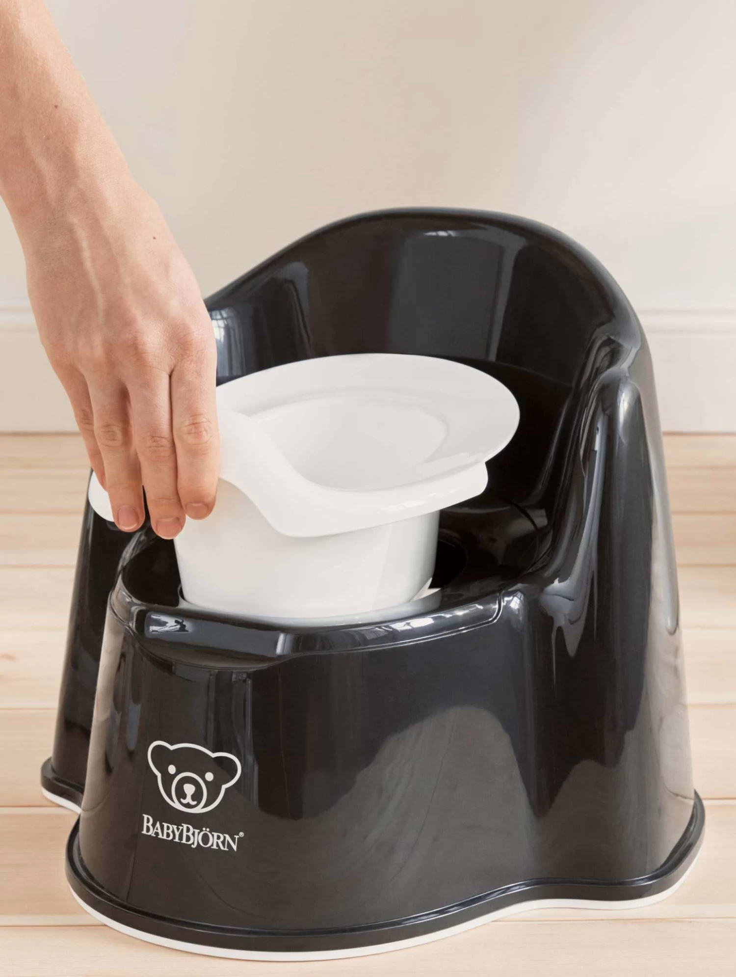 BabyBjörn BabyBjörn - Petit Pot, Noir Et Blanc – Image 3