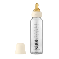 BIBS BIBS - Ensemble Tétine Et Biberon 225ml, Ivoire