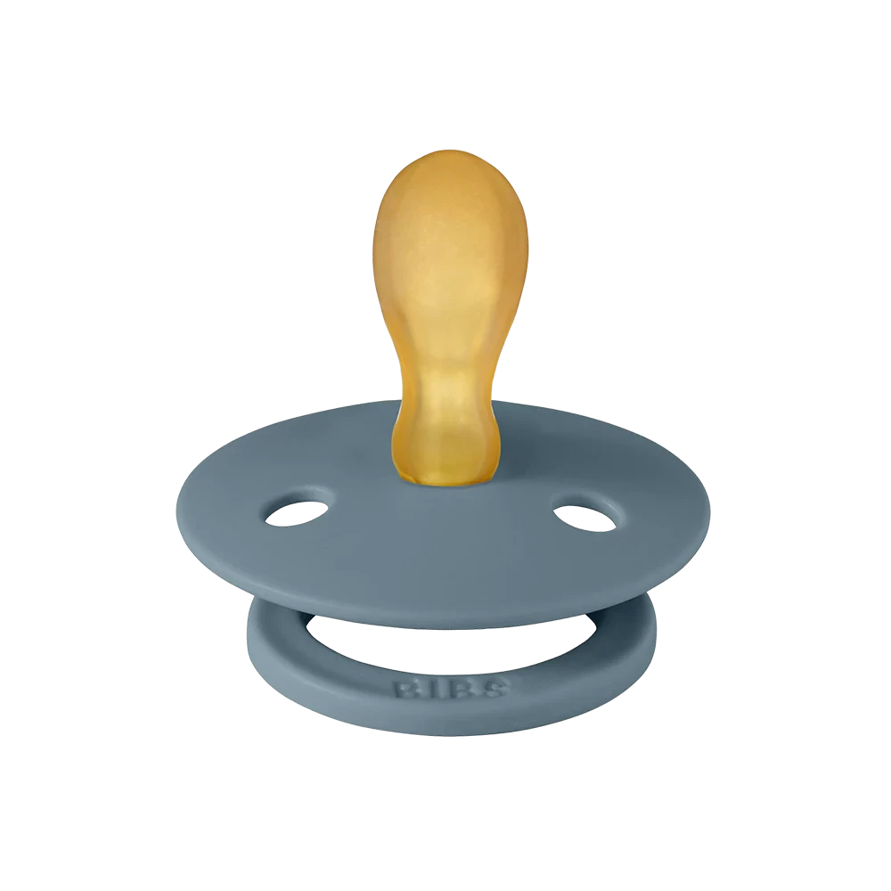 BIBS BIBS - Paquet De 2 Suces Avec Tétine Symétrique En Latex, Bleu Bébé/Pétrole – Image 2