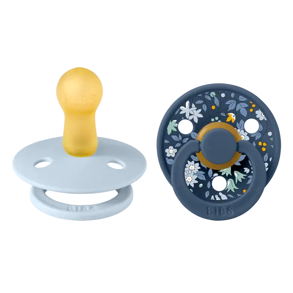 BIBS BIBS - Paquet De 2 Suces Liberty, Camomille Bleu Bébé – Image 2