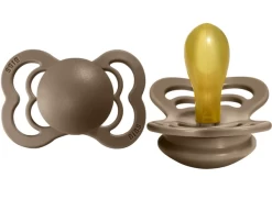 BIBS BIBS - Paquet De 2 Suces Suprême En Latex, Chêne Foncé