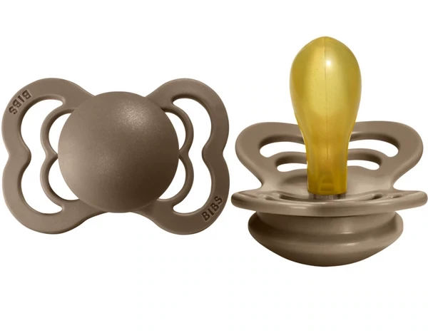 BIBS BIBS - Paquet De 2 Suces Suprême En Latex, Chêne Foncé