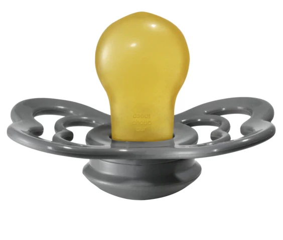 BIBS BIBS - Paquet De 2 Suces Suprême En Latex, Fer/Bleu Bébé – Image 2