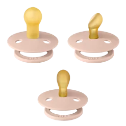 BIBS BIBS - Paquet De 3 Suces Collection Essayez-les, Blush, Taille 1