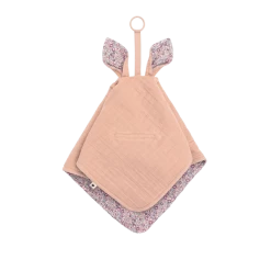 BIBS BIBS - Toutou-Doudou Attache-Suce Liberty Kangourou, Blush Fleuri