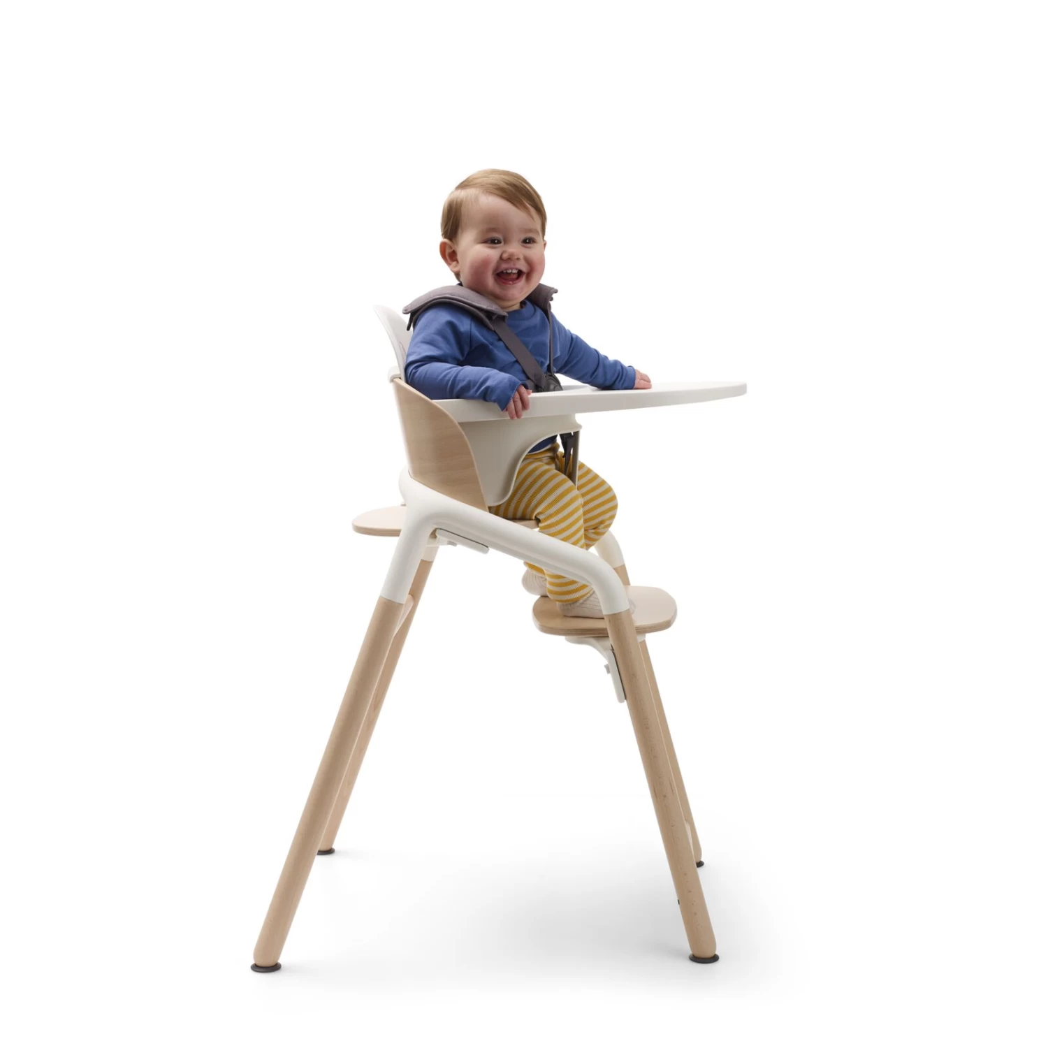 Bugaboo Bugaboo Giraffe - Chaise Haute Complète, Bois Neutre Et Blanc – Image 4