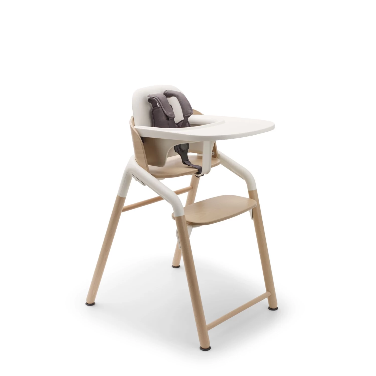 Bugaboo Bugaboo Giraffe - Chaise Haute Complète, Bois Neutre Et Blanc
