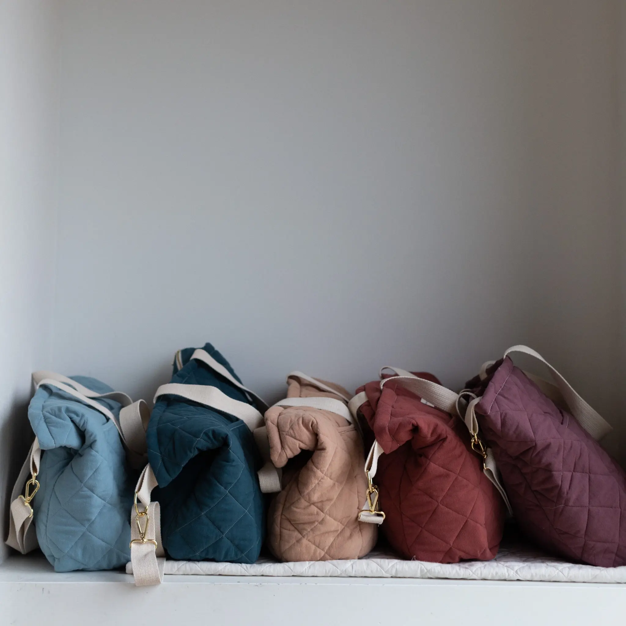 Dans Le Sac Dans Le Sac - Sac à Couches Matelassé, Bleu Lagon – Image 7