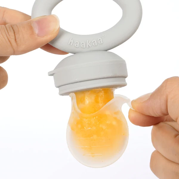 Haakaa Haakaa - Tétine Alimentaire Avec Couvercle, Blush – Image 5