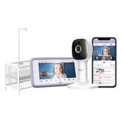 Hubble Connected Hubble Connected - Ensemble Caméra WiFi Et Moniteur Vidéo HD 5" Cloud Double