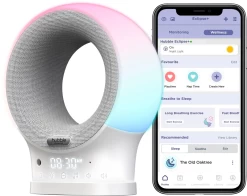 Hubble Connected Hubble Connected - Moniteur Intelligent Audio Et Wi-Fi Éclipse+