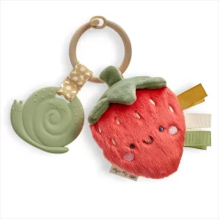 Itzy Ritzy Itzy Ritzy - Peluche Avec Jouet De Dentition, Fraise