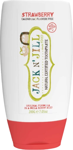 Jack&Jill Jack & Jill - Pâte à Dents Naturelle 200g, Fraise