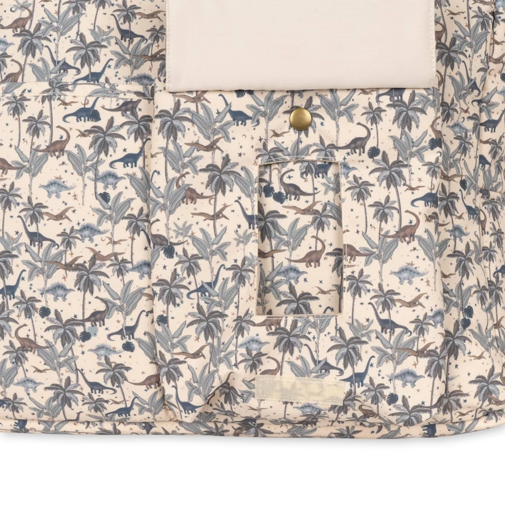 Konges Sløjd Konges Sløjd - Sac à Couches Avec Poche à Lingettes, Dino Bleu – Image 2