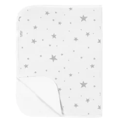 Kushies Kushies - Piqué En Flanelle, Étoiles Grises