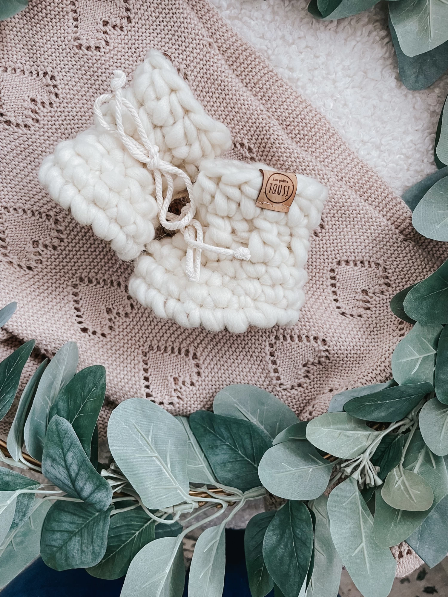 Les Petits Tousi Les Petits Tousi - Chaussons En Laine, Coton – Image 5