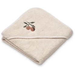 Liewood Liewood - Serviette à Capuchon En Coton Biologique Batu, Pêche