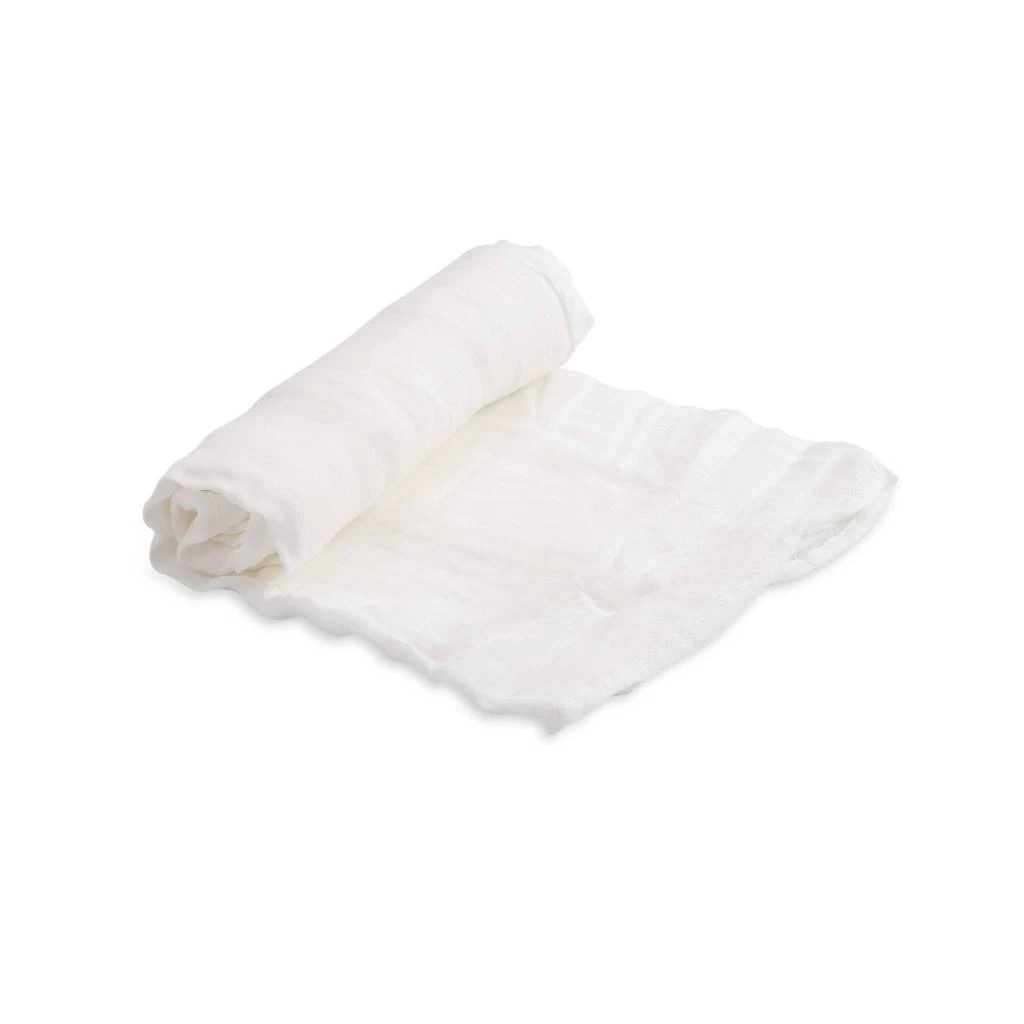 Little Unicorn Little Unicorn - Couverture En Bambou à L'Unité, Blanc – Image 3