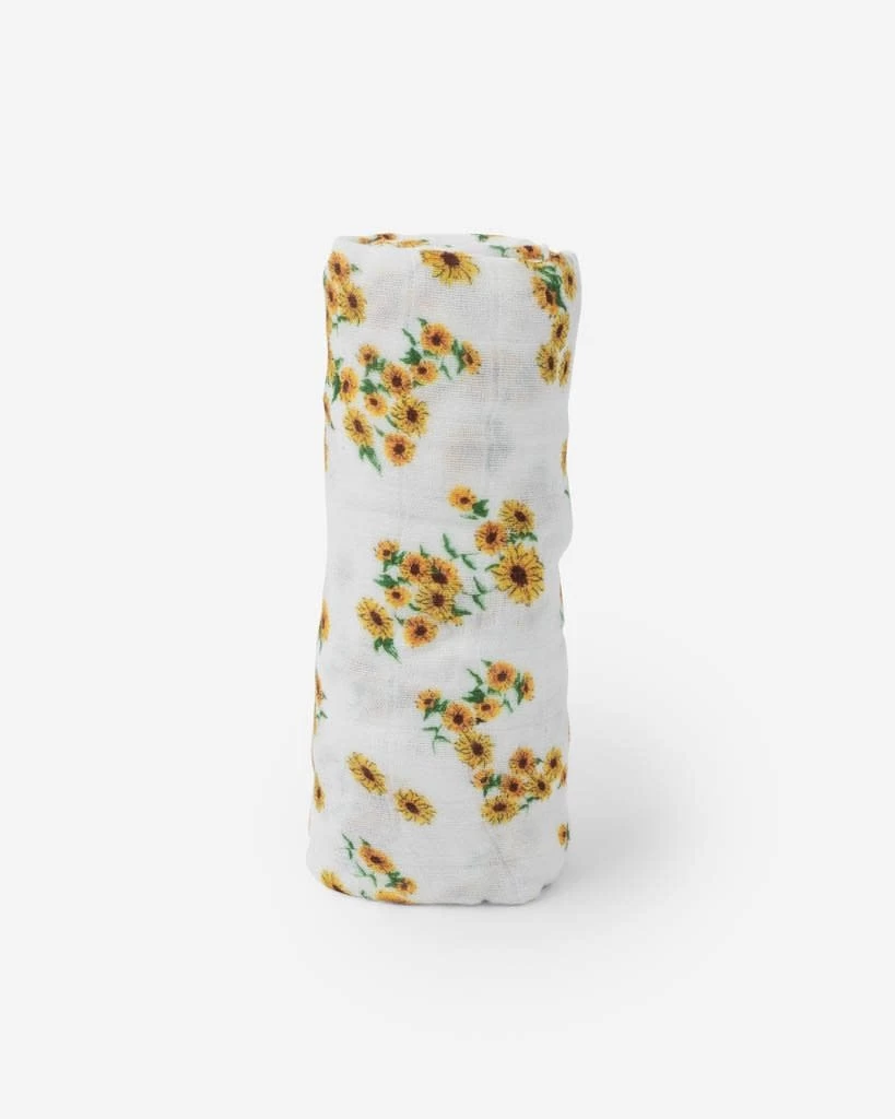 Little Unicorn Little Unicorn - Couverture En Mousseline De Bambou, Tournesols – Image 3