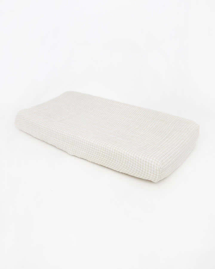 Little Unicorn Little Unicorn - Couvre-Matelas à Langer En Mousseline De Coton, Pétale Pressée