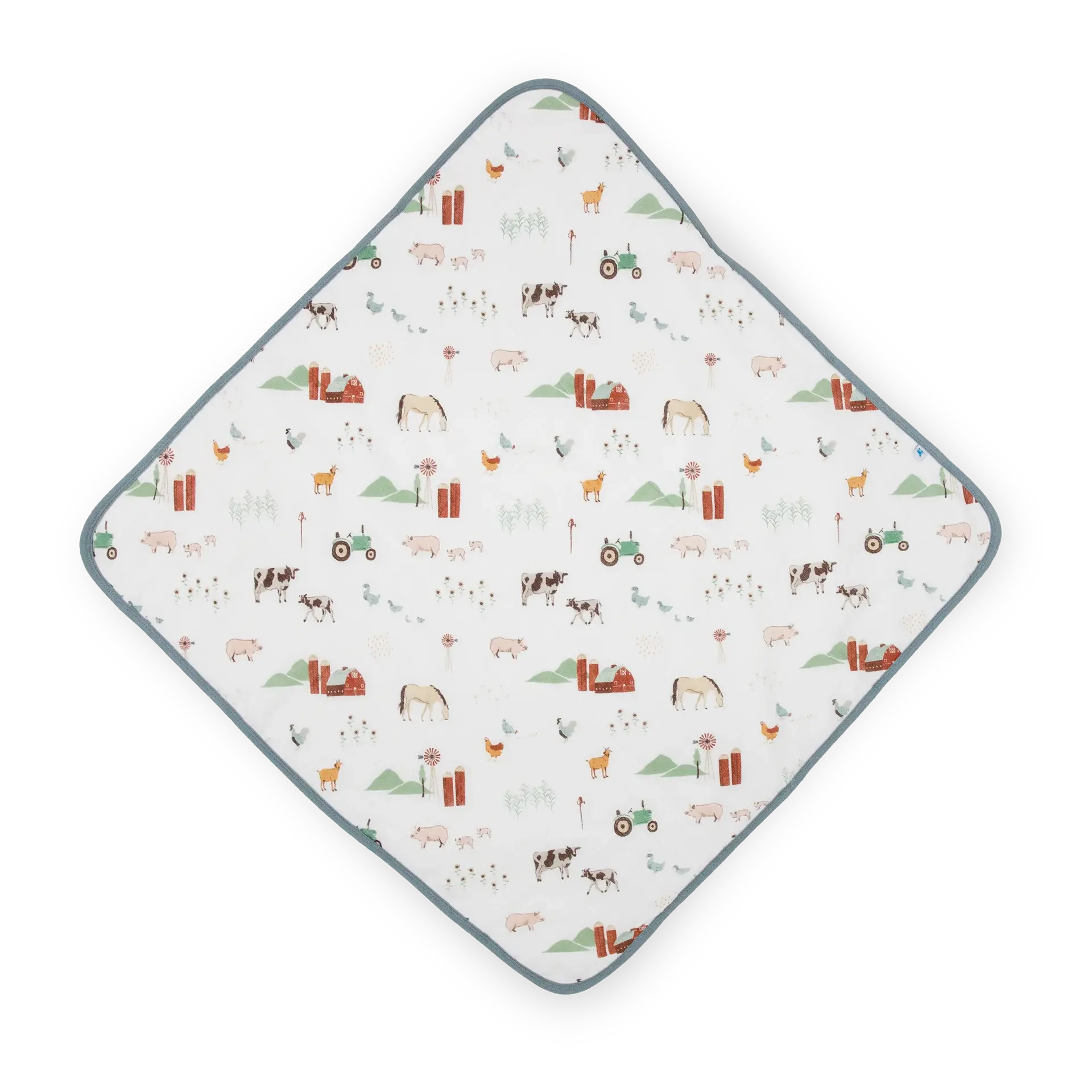 Little Unicorn Little Unicorn - Serviette à Capuchon, Ferme – Image 3