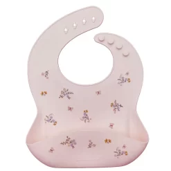 Loulou Lollipop Loulou Lollipop - Bavoir En Silicone, Floral Ditsy