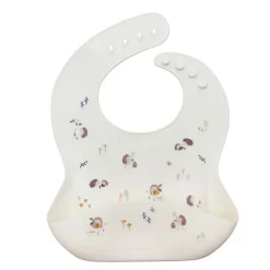 Loulou Lollipop Loulou Lollipop - Bavoir En Silicone, Hérissons