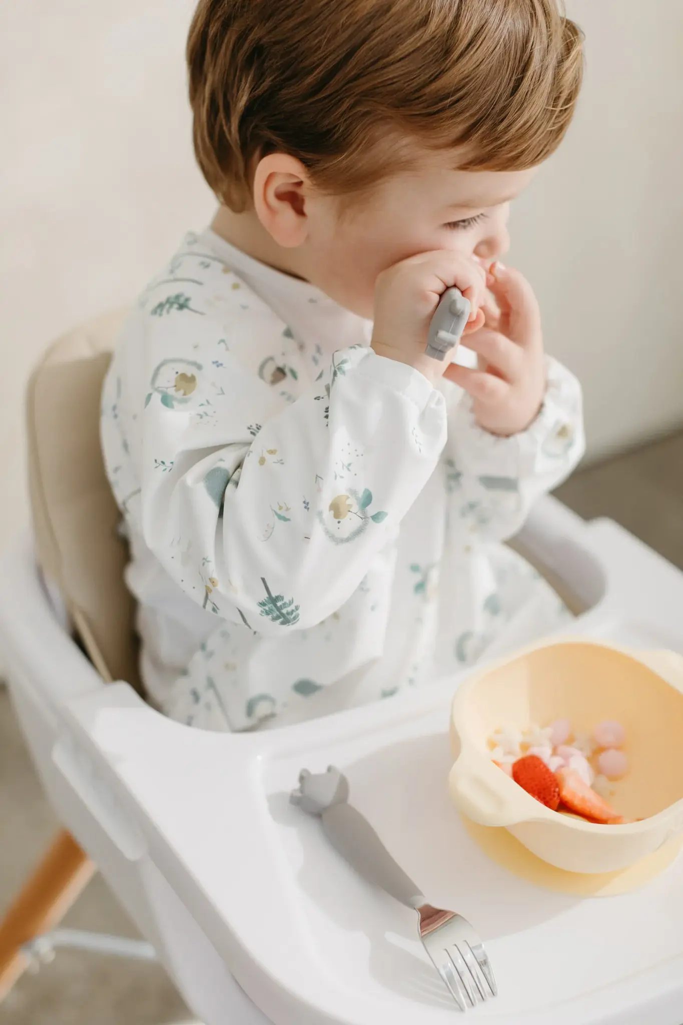 Loulou Lollipop Loulou Lollipop - Bavoir Imperméable à Manches Longues, Hérissons – Image 3