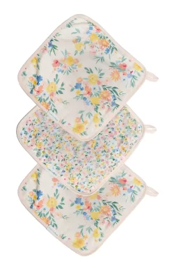 Loulou Lollipop Loulou Lollipop - Débarbouillettes En Mousseline De Bambou, Bouquet Floral