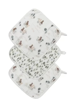 Loulou Lollipop Loulou Lollipop - Débarbouillettes En Mousseline De Bambou, Forêt