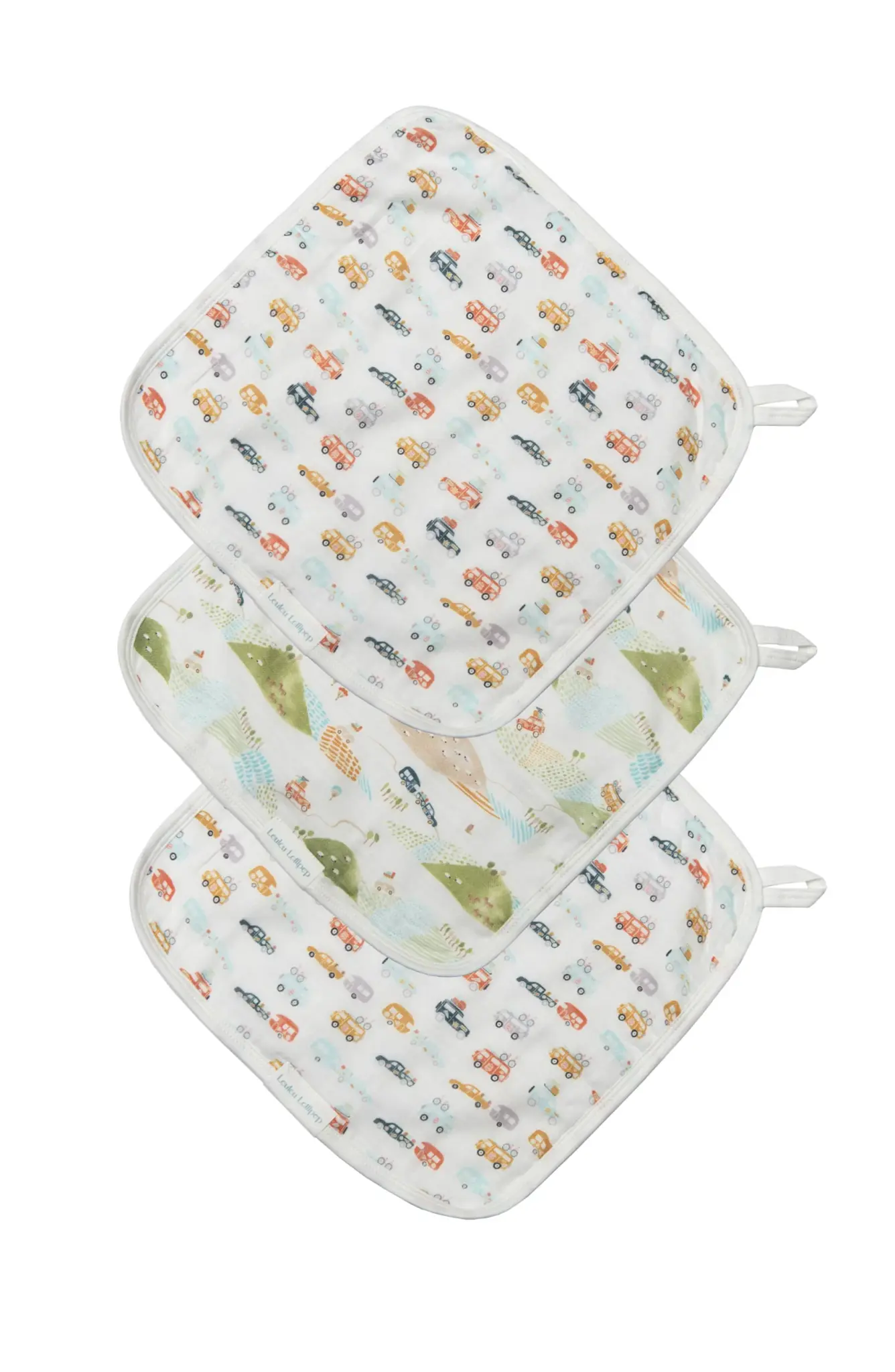 Loulou Lollipop Loulou Lollipop - Débarbouillettes En Mousseline De Bambou, Caravanes