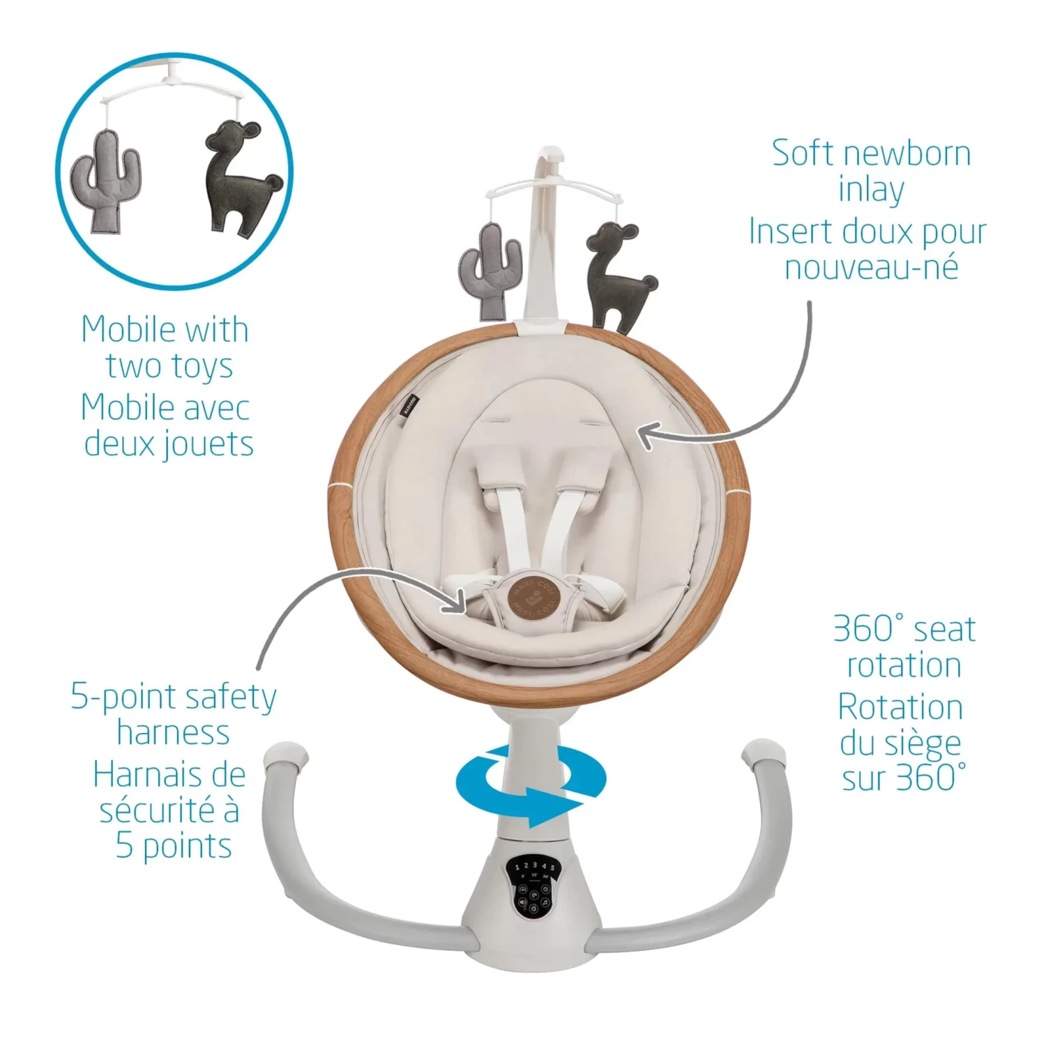 Maxi-Cosi Maxi-Cosi - Balançoire Cassia, Horizon Sable – Image 5