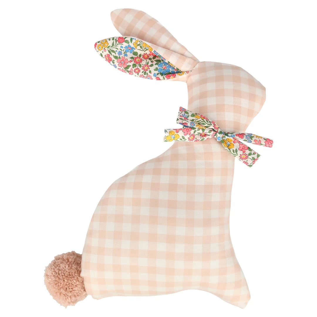 Meri-Meri Meri Meri Meri Meri - Coussin Lapin, Vichy Rose