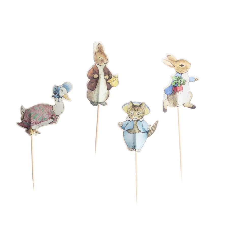 Meri-Meri Meri Meri Meri Meri - Ensemble De Décorations à Gâteau, Pierre Lapin Et Ses Amis – Image 3