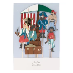 Meri-Meri Meri Meri Meri Meri - Ensemble De Décorations à Gâteau, Pirate