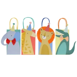 Meri-Meri Meri Meri Meri Meri - Paquet De 8 Sacs à Cadeau En Papier, Parade Des Animaux