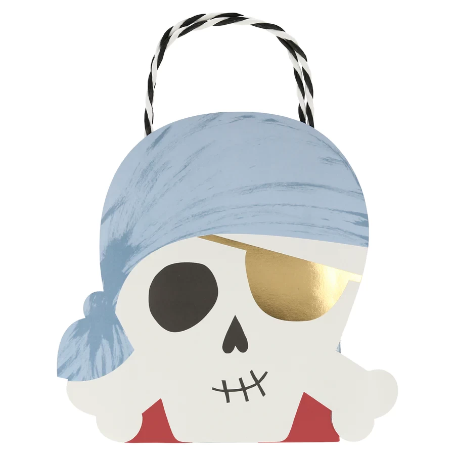 Meri-Meri Meri Meri Meri Meri - Paquet De 8 Sacs à Cadeau En Papier, Pirate