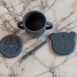 Micasso & Co Micasso & Co - Tasse D'Apprentissage 2-en-1, Bleu Majestueux