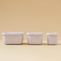 Minika Minika - Ensemble De Contenants à Collation En Silicone, Lavande