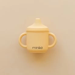 Minika Minika - Verre à Bec En Silicone Avec Poignées, Coucher De Soleil