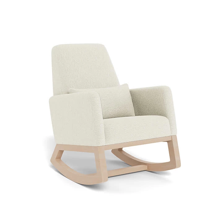 Monte Design Monte Joya - Chaise Berçante, Base En Érable Naturel, Fausse Peau De Mouton