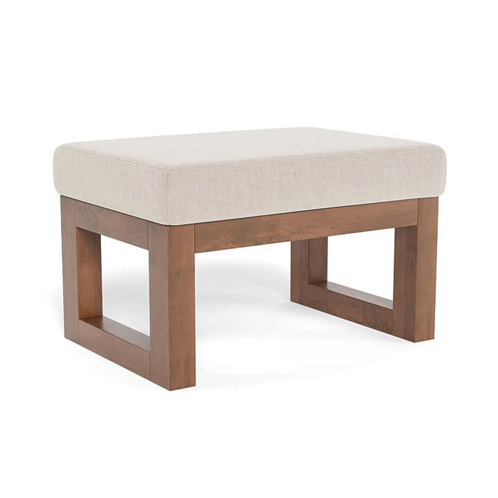 Monte Design Monte Joya - Ottoman, Base En Noyer Naturel - GÉNÉRAL