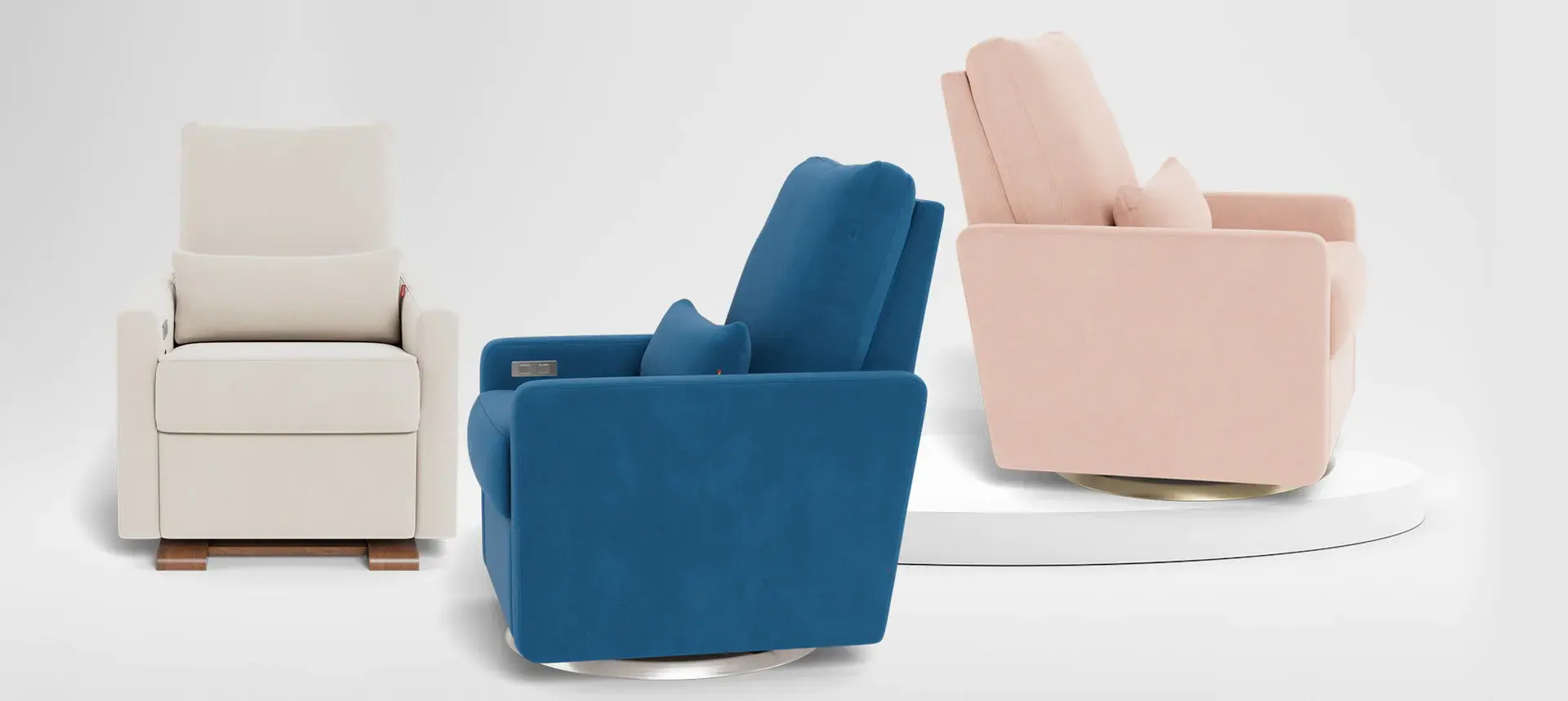 Monte Design Monte Matera - Fauteuil Berçant Motorisé Inclinable, Base De Bois Espresso - GÉNÉRAL