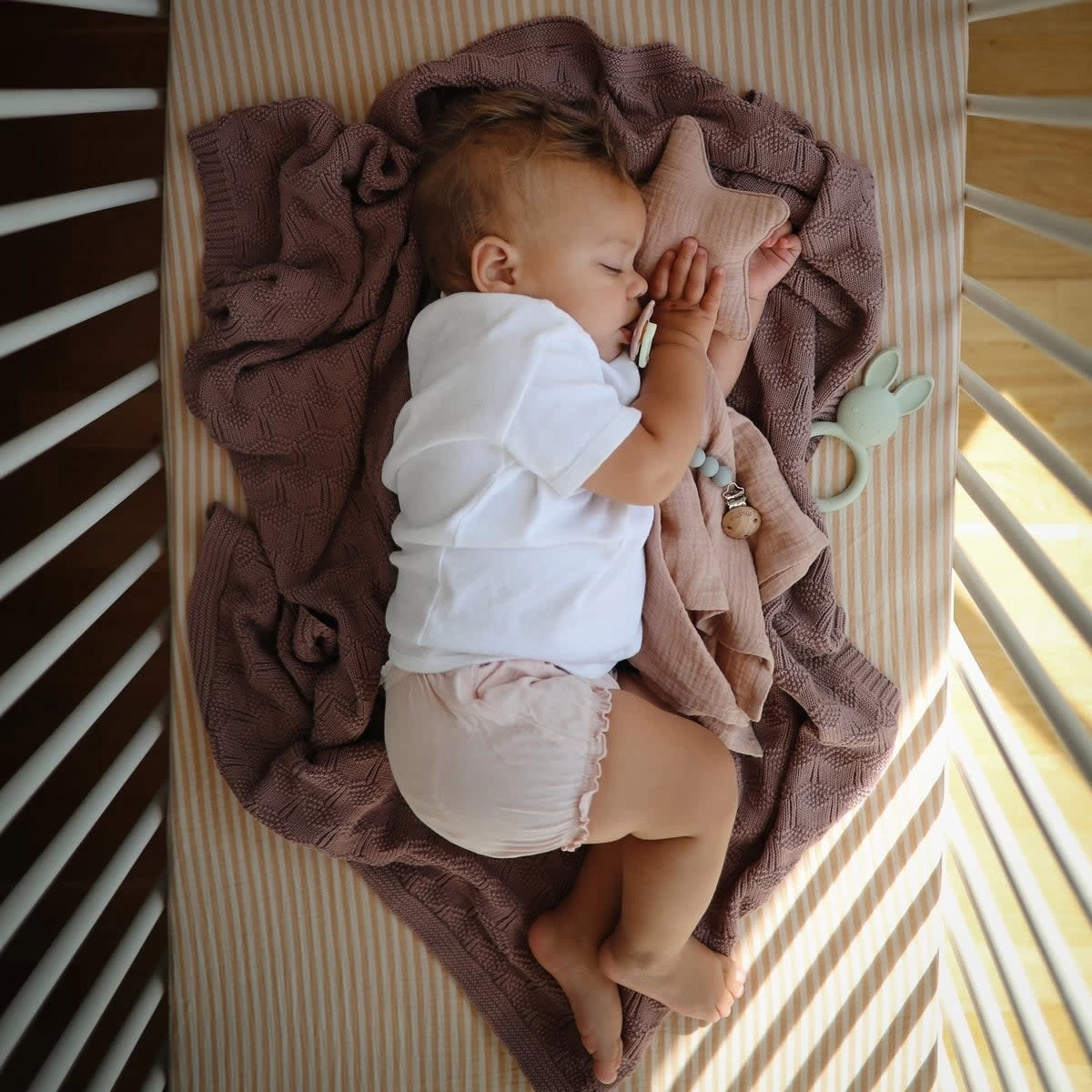 Mushie Mushie - Anneau De Dentition, Lapin Sauge – Image 3