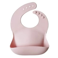 Mushie Mushie - Bavoir En Silicone, Blush