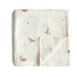 Mushie Mushie - Couverture En Mousseline De Coton Biologique, Fleurs
