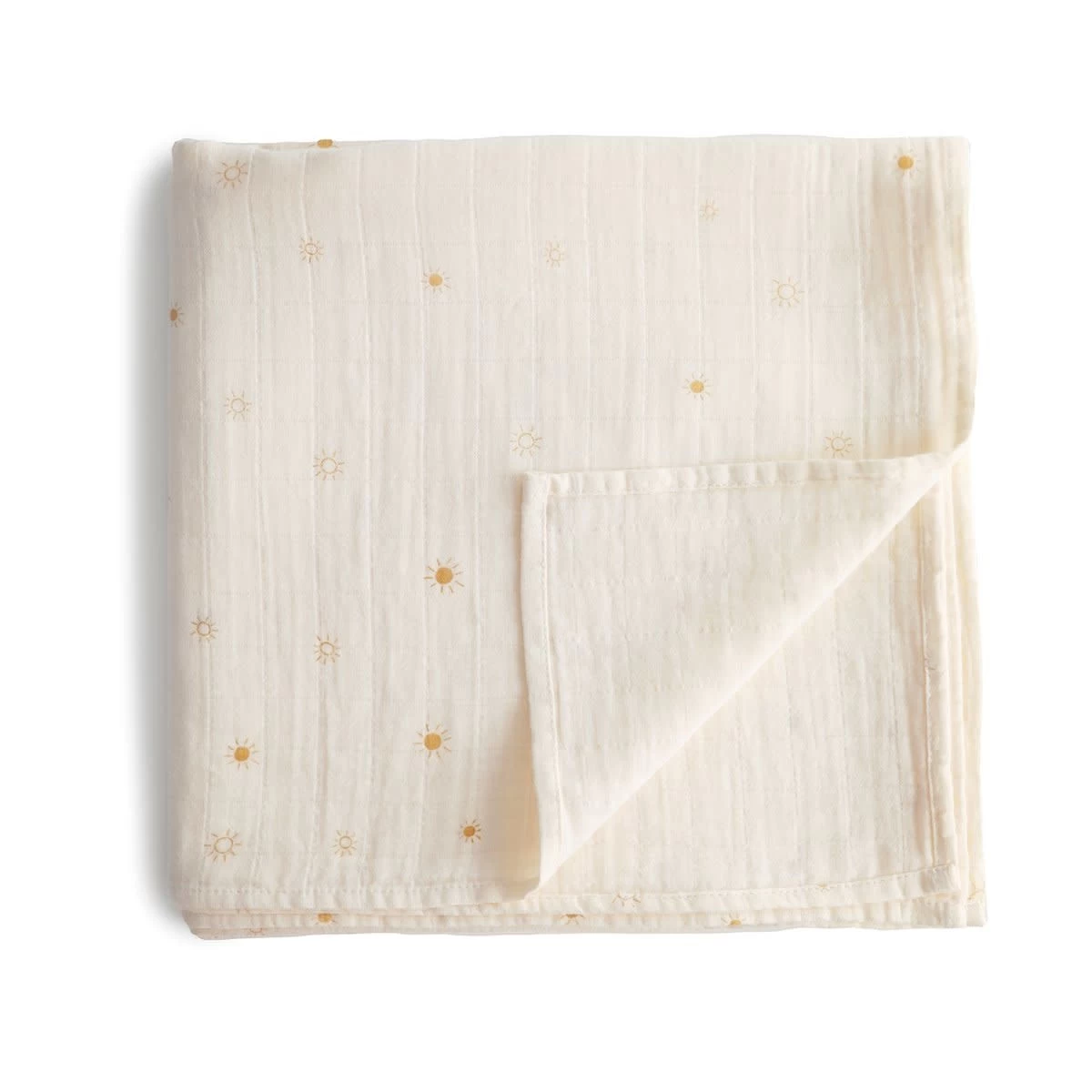 Mushie Mushie - Couverture En Mousseline De Coton Biologique, Soleils